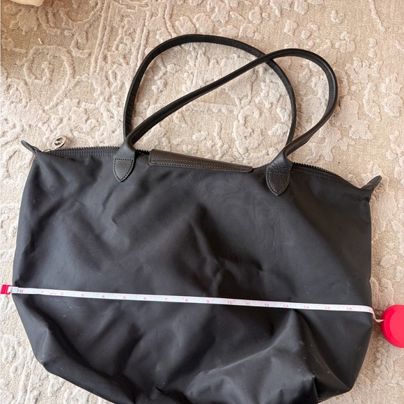 Longchamp Black Nylon Le Pliage Large Tote - Picture 4 of 5